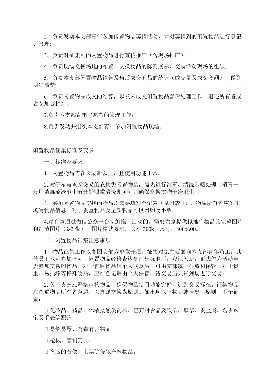 闲置物品置换活动指导手册正式版Word文档格式.docx_第3页