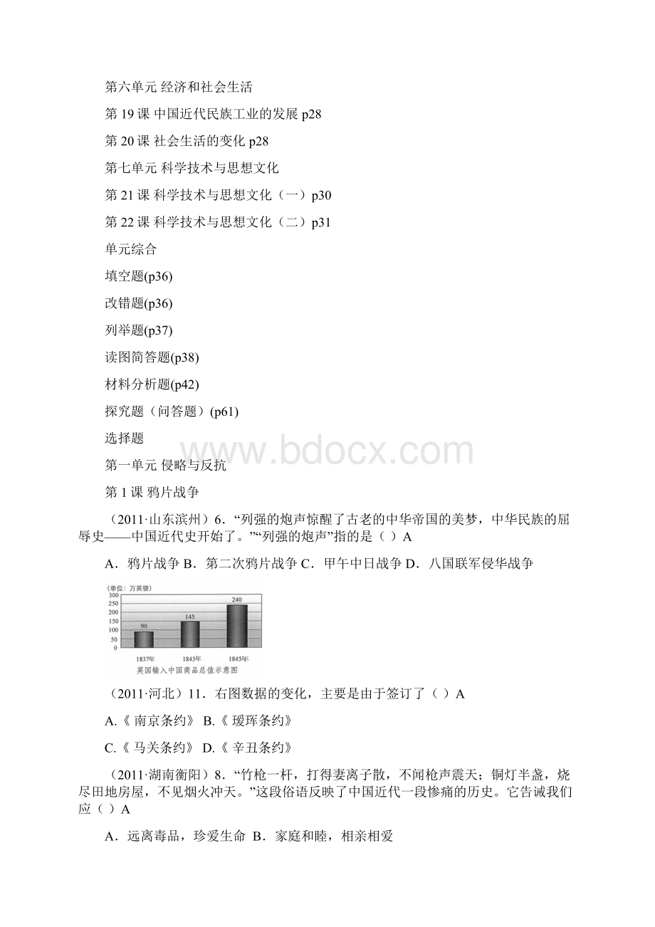 全国中考中国近代史整理Word文档格式.docx_第2页