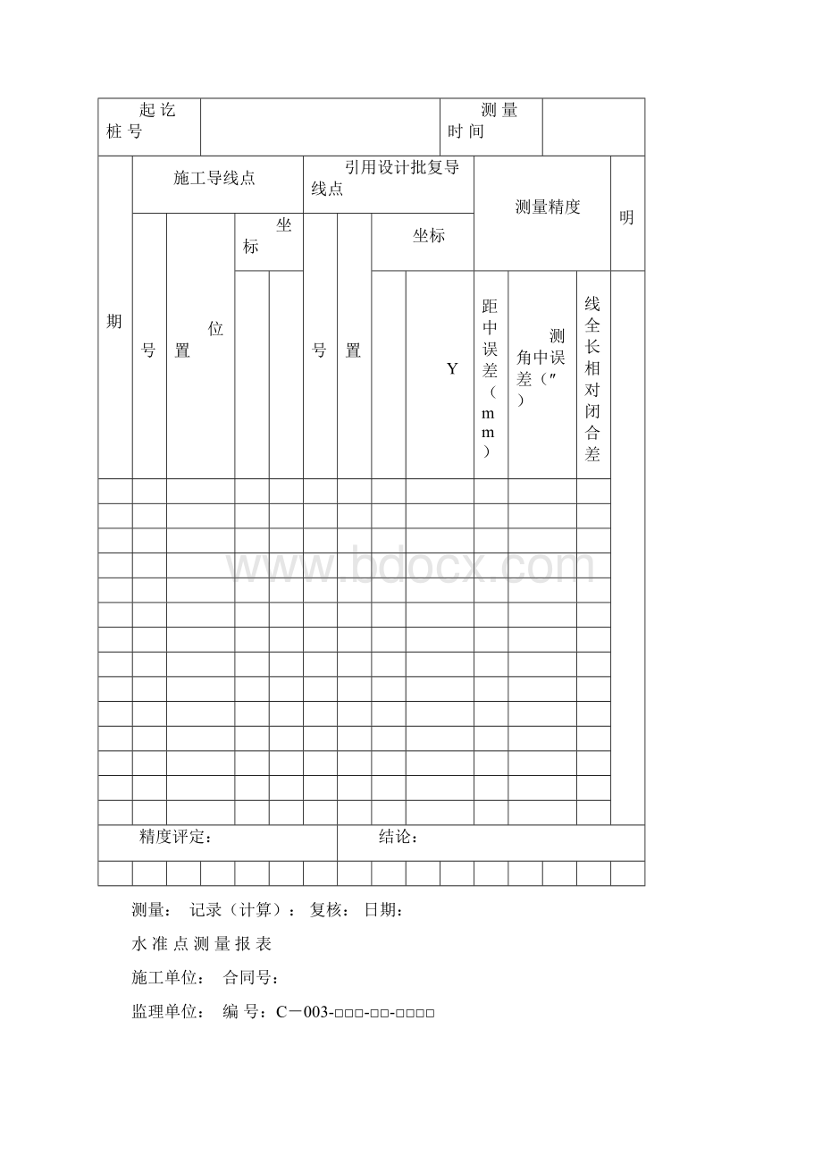 公路工程测量表格.docx_第2页