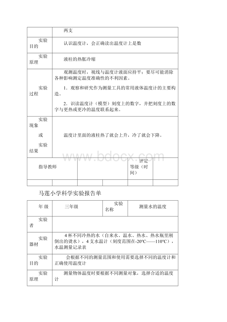 已填写最新教科版科学三年级下册实验报告单已填写文档格式.docx_第3页