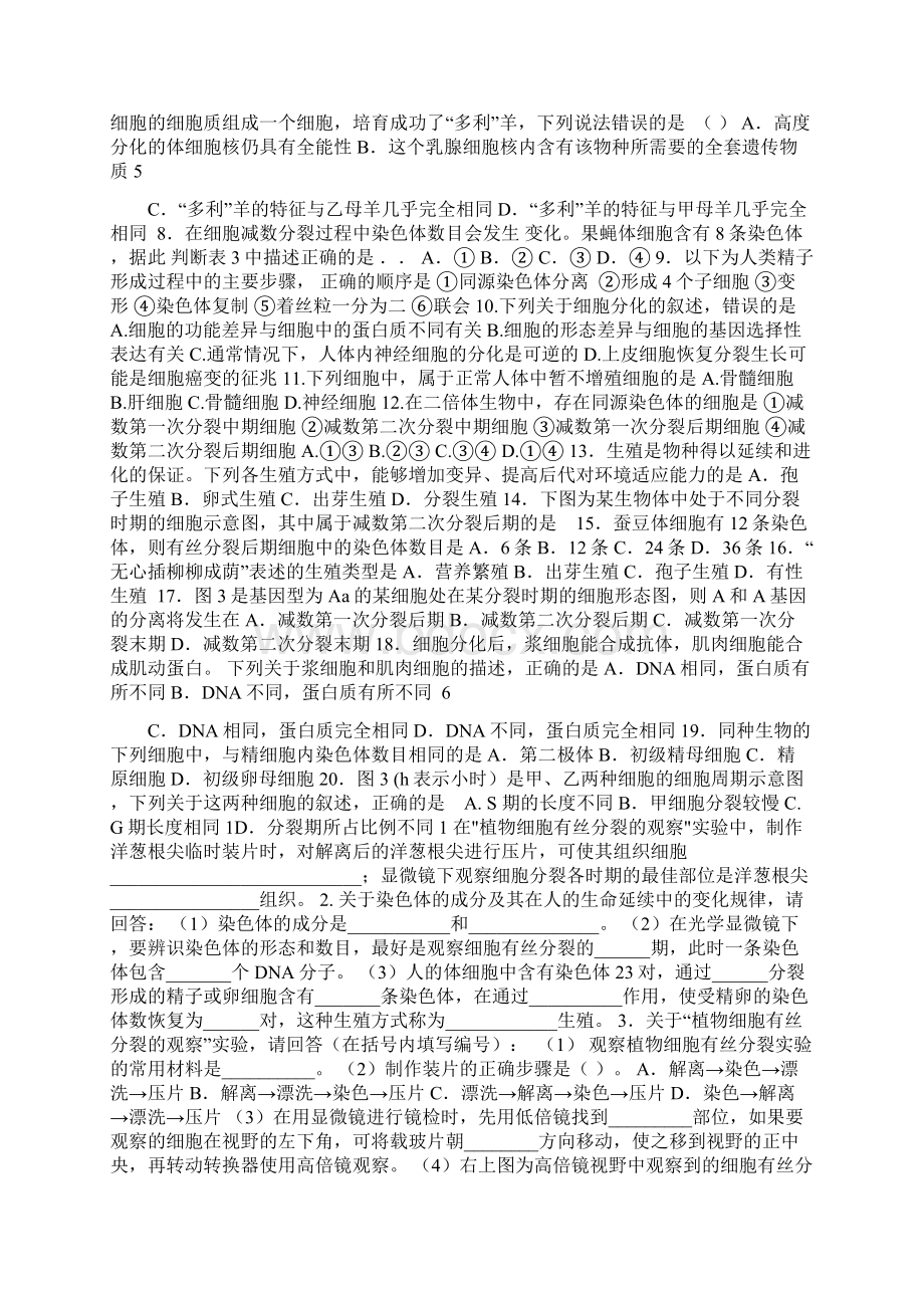 上海市高中生物第七章知识梳理文档格式.docx_第3页