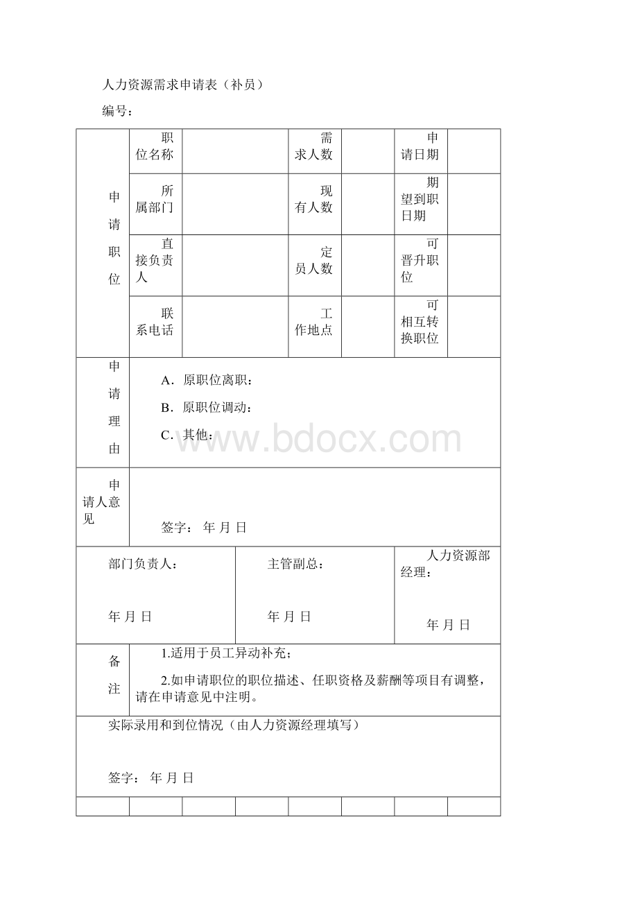 人力资源常用表格.docx_第3页