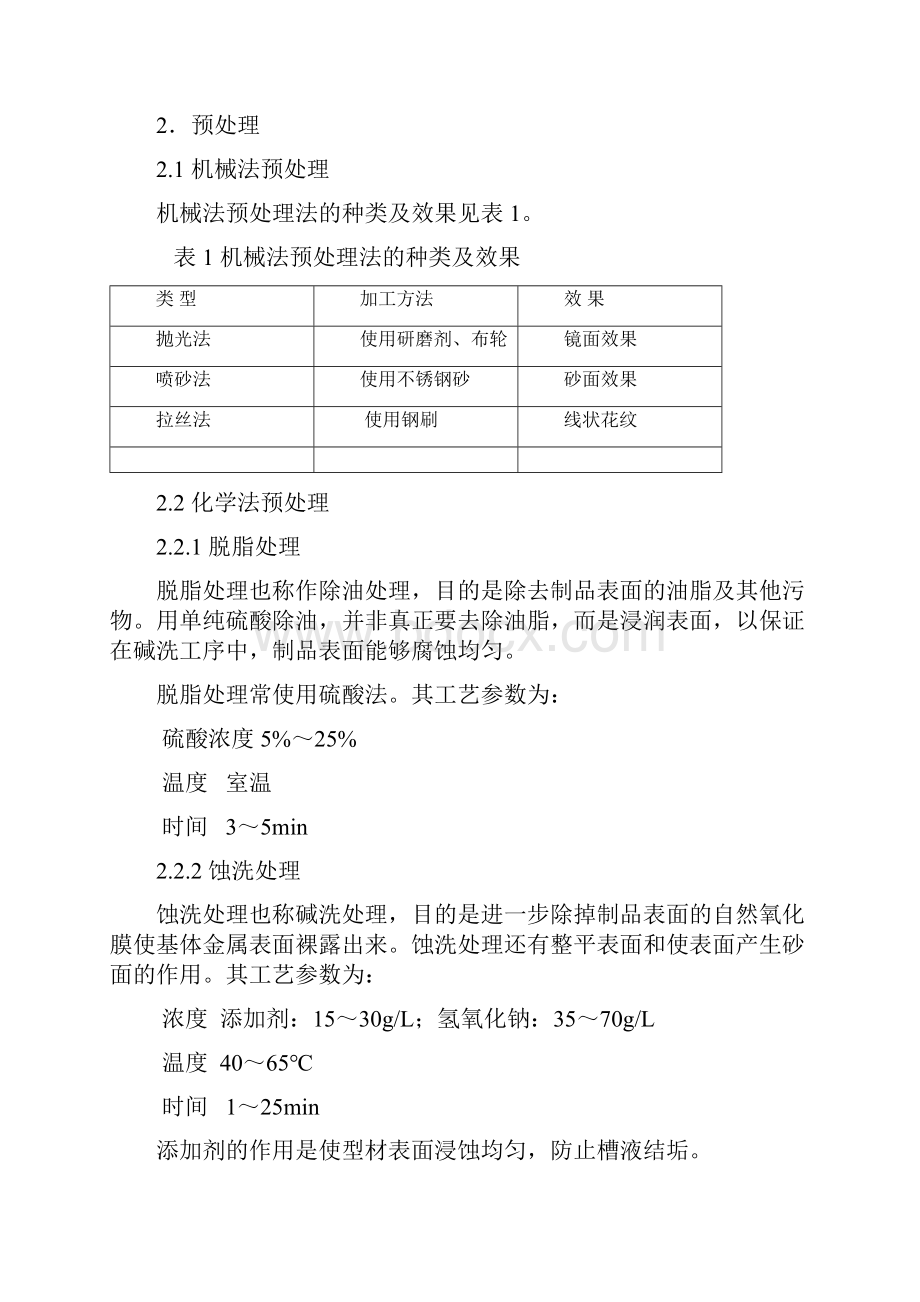 阳极氧化生产线基本工艺原理及添加剂使用方法讲义.docx_第2页