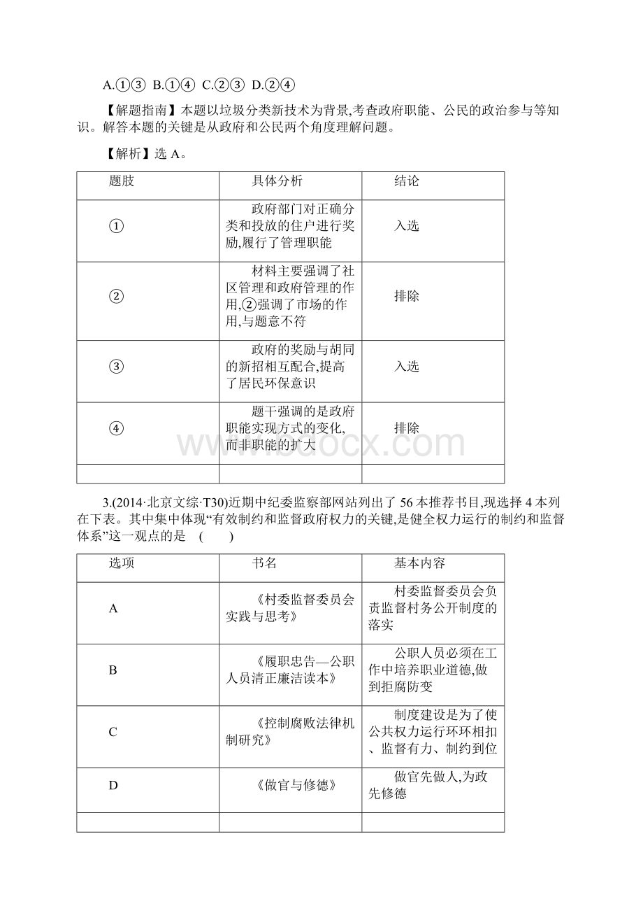 学年高中政治考点6为人民服务的政府2.docx_第2页