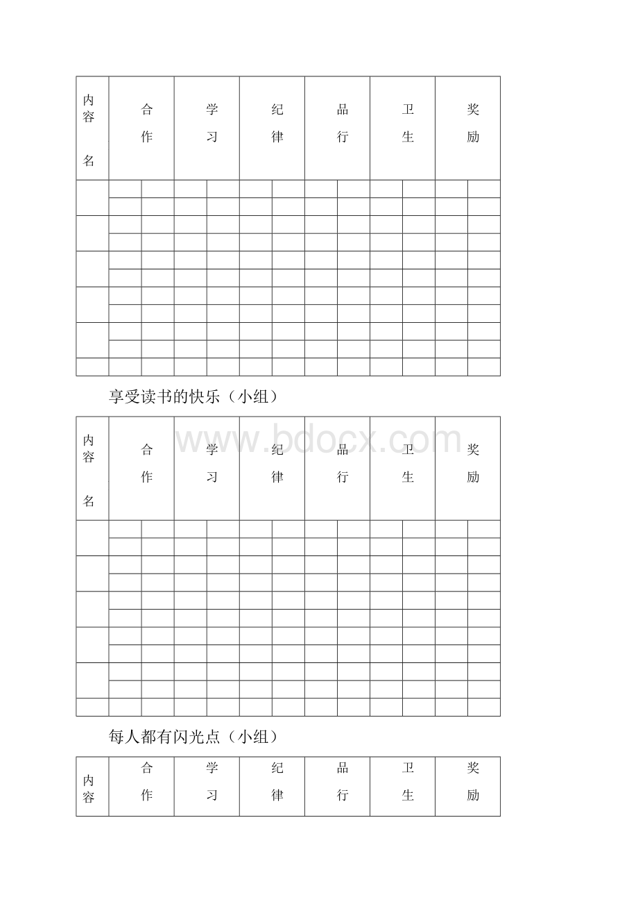 小组合作展示表新Word文件下载.docx_第3页