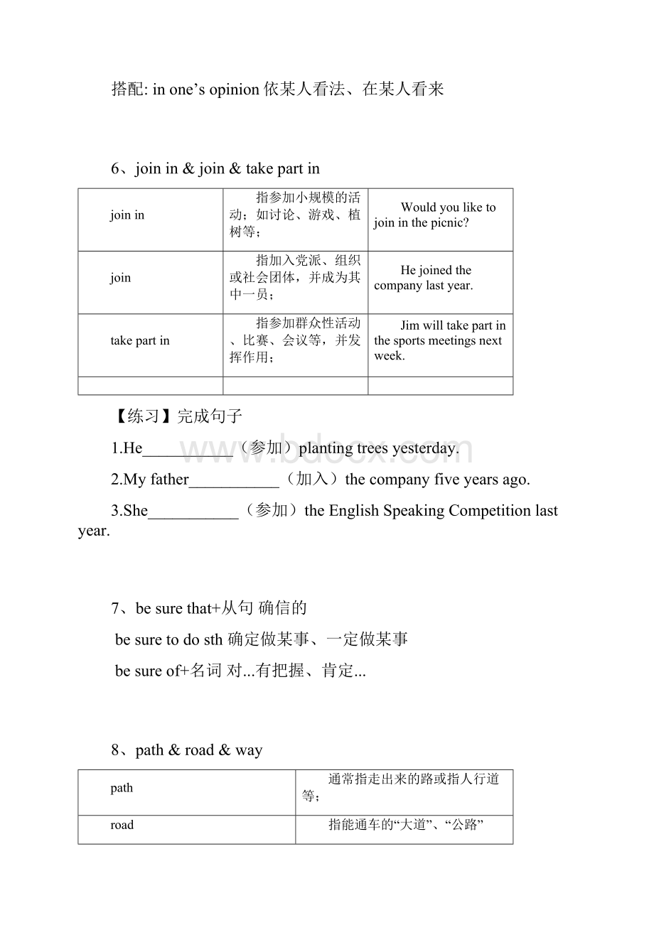 英语外研版九年级上册M1知识点及练习题.docx_第2页