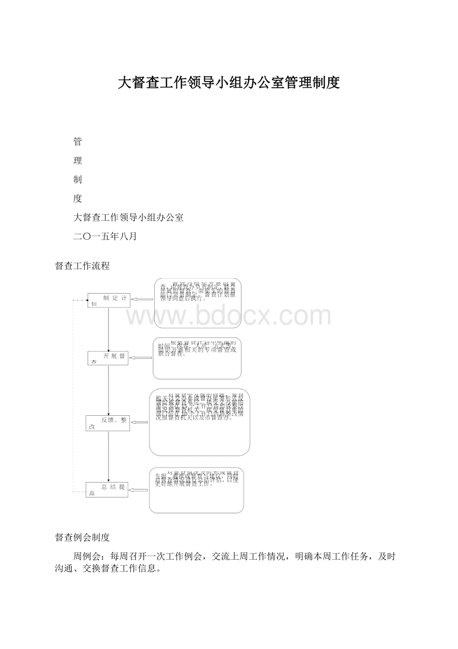 大督查工作领导小组办公室管理制度.docx_第1页