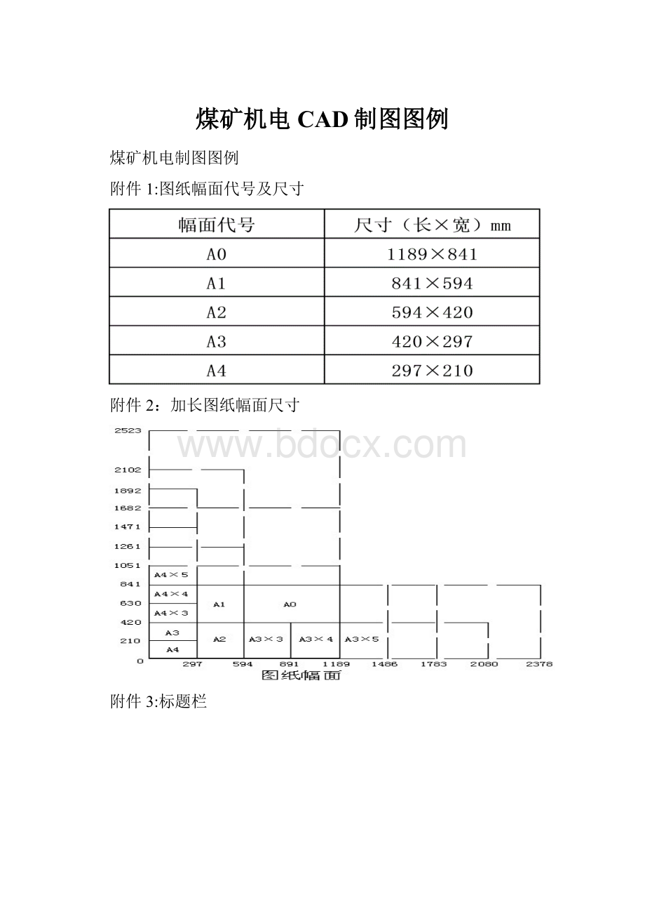 煤矿机电CAD制图图例Word文件下载.docx