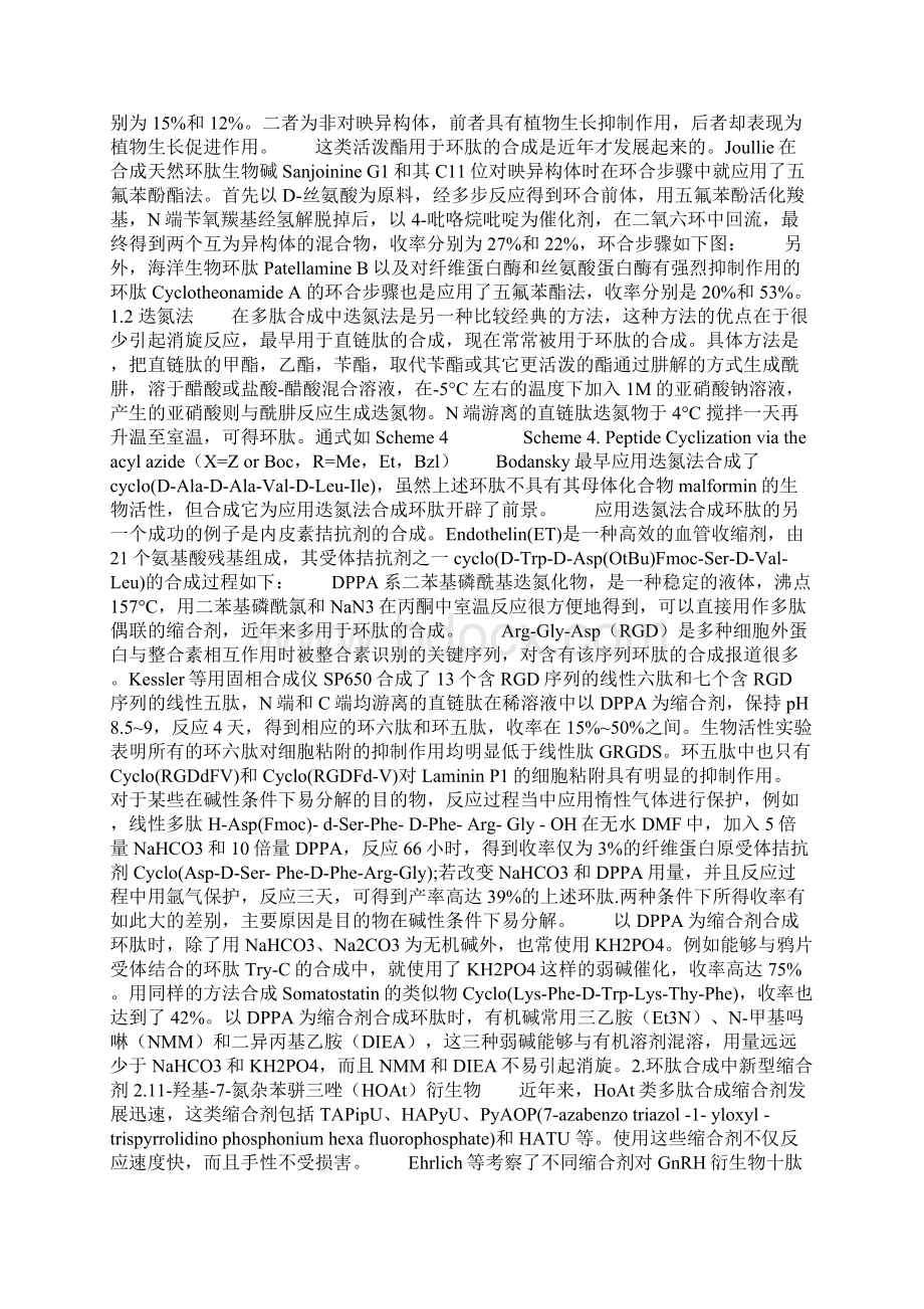 环肽的合成方法Word文档格式.docx_第2页