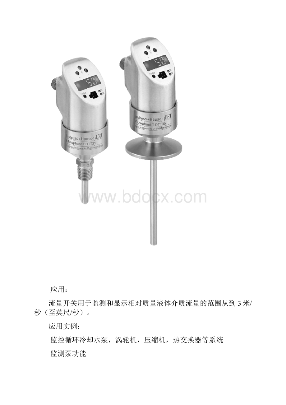 E+H流量DTT31计使用说明书中Word下载.docx_第2页