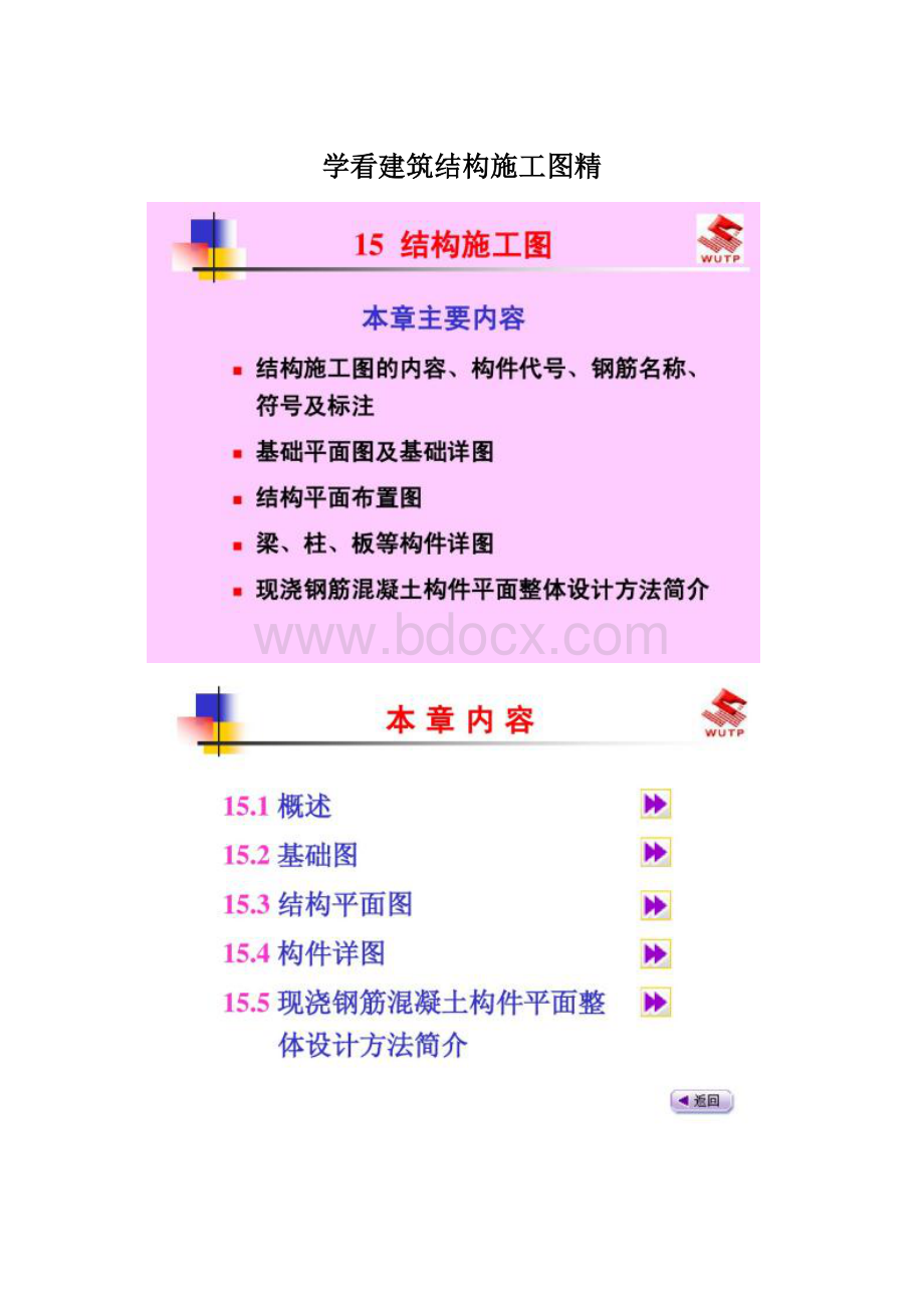 学看建筑结构施工图精Word格式文档下载.docx_第1页