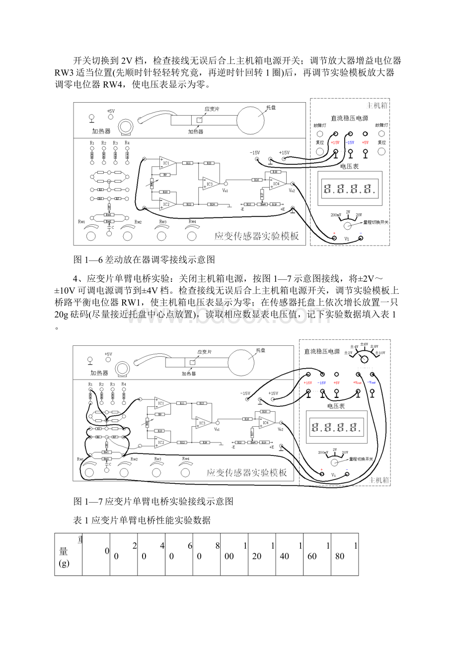 传感器与检测技术实验报告样本Word格式文档下载.docx_第3页