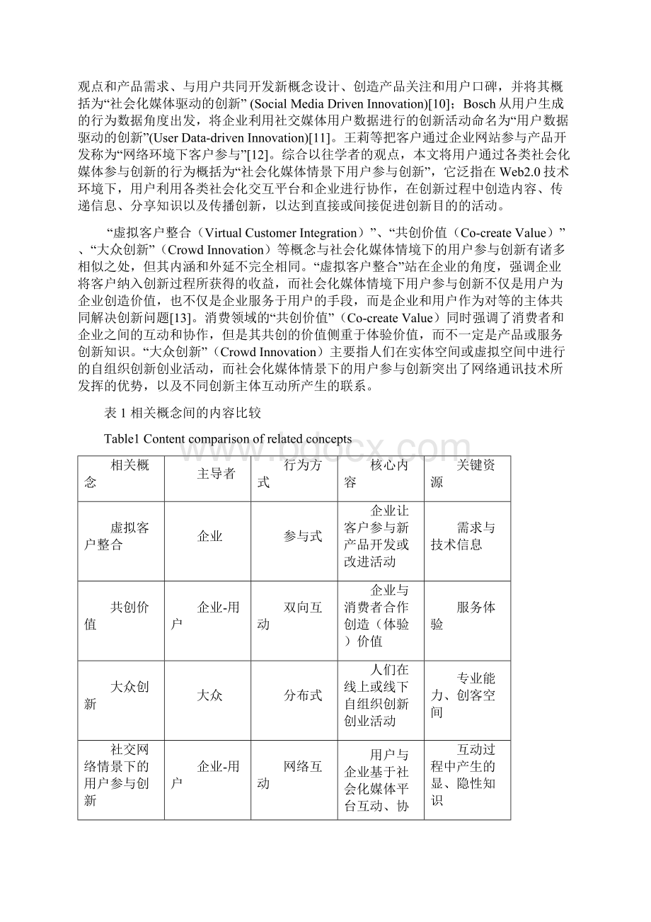 社会化媒体情境下用户参与创新研究综述.docx_第3页