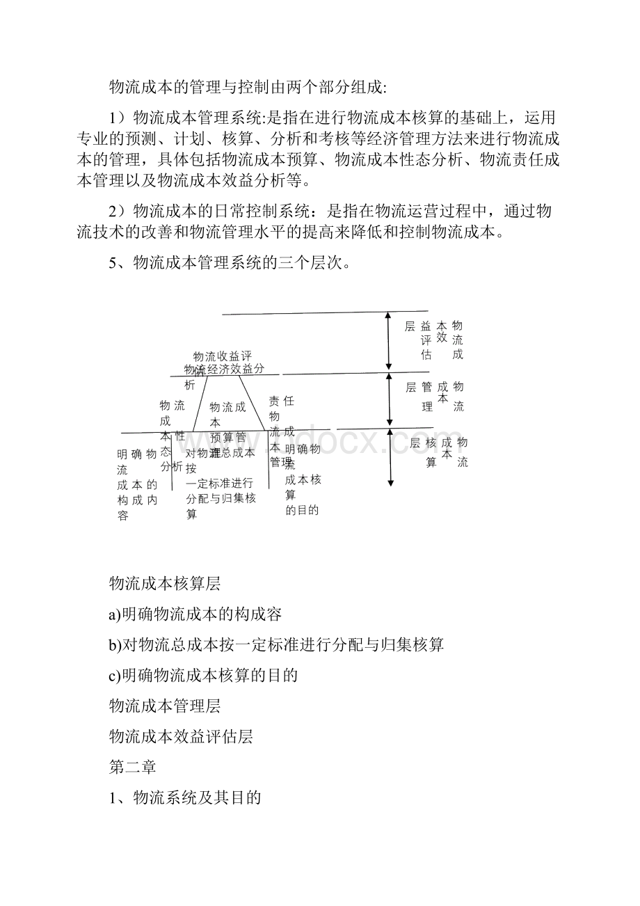 物流成本管理复习试题及答案.docx_第2页