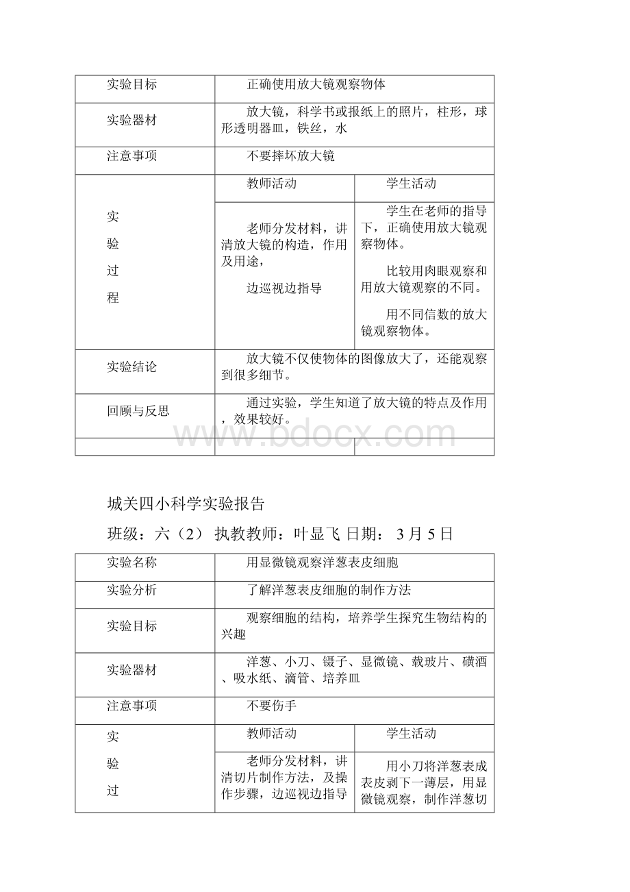 最新六年级下册科学实验报告单.docx_第2页