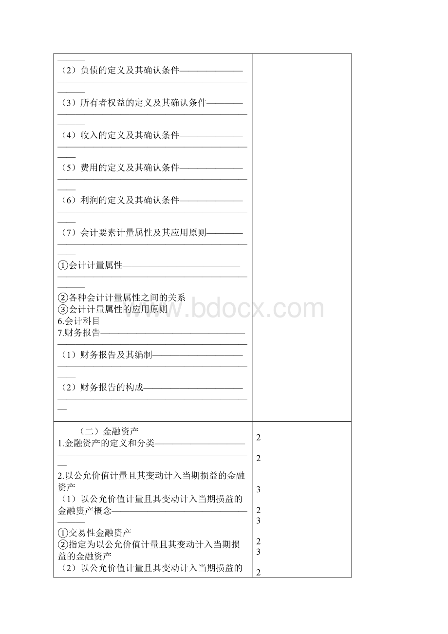 CPA《会计》考试大纲Word格式文档下载.docx_第3页