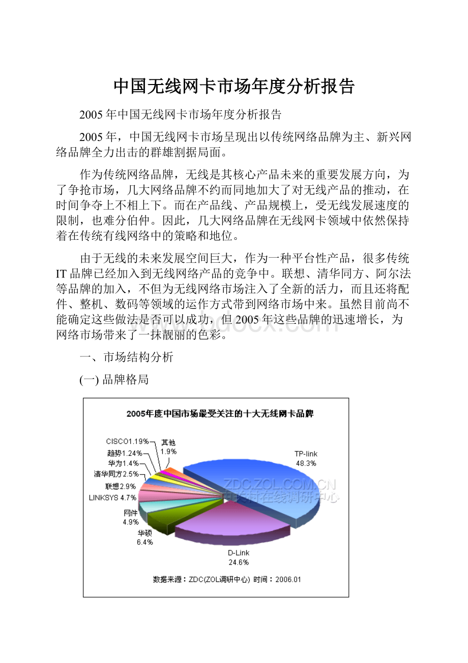 中国无线网卡市场年度分析报告.docx