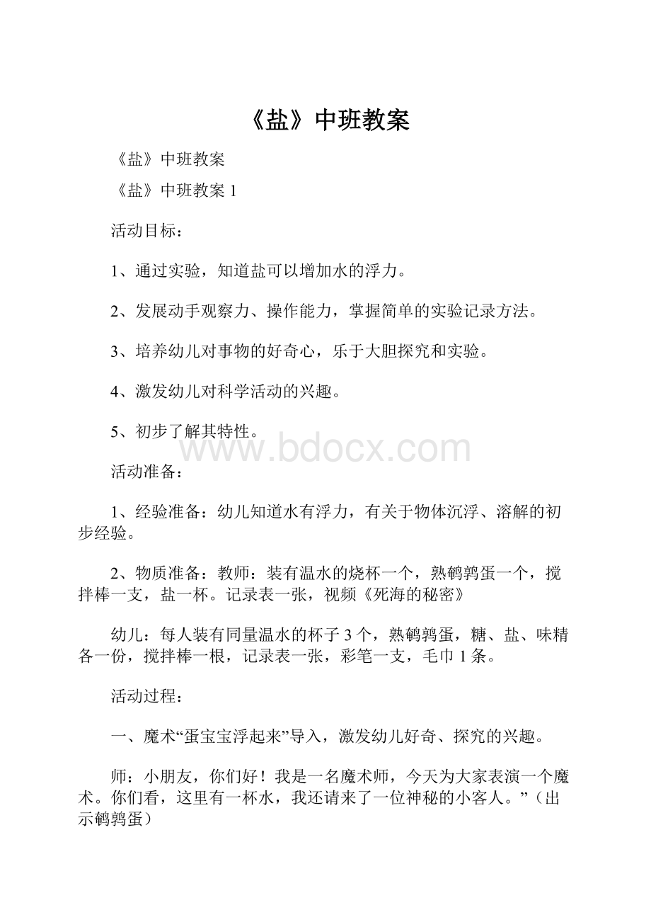 《盐》中班教案.docx