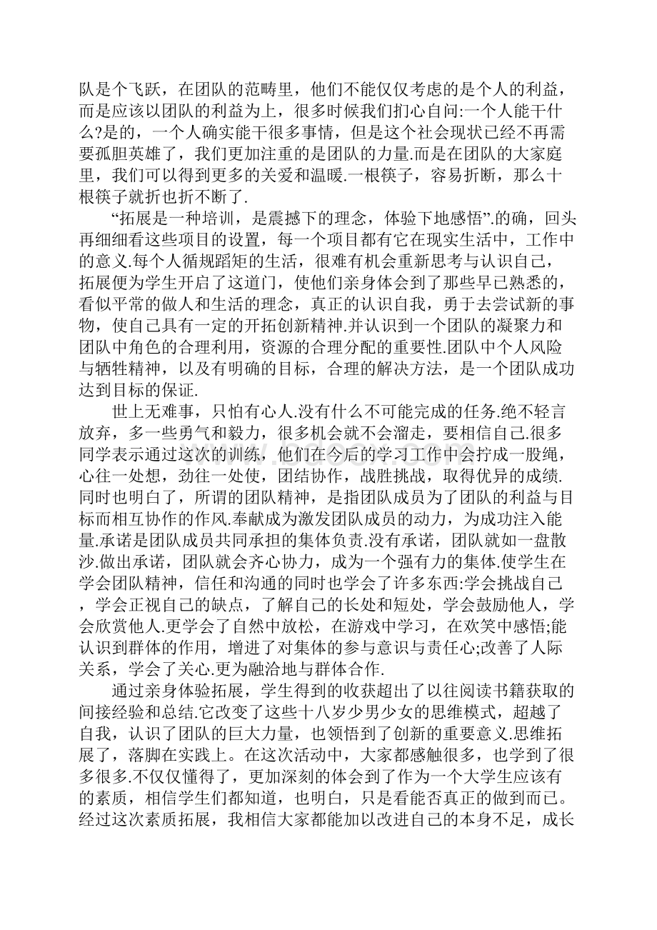 对团队合作的总结报告Word格式.docx_第2页