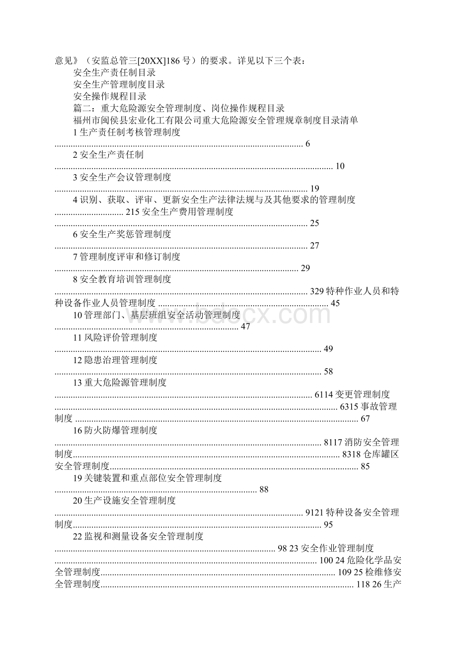 重大危险源安全管理规章制度和安全操作规程.docx_第2页