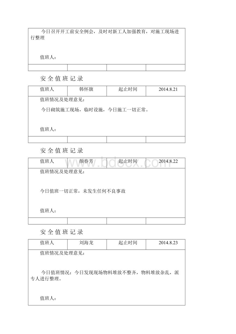 安全第一盒安全值班记录.docx_第2页