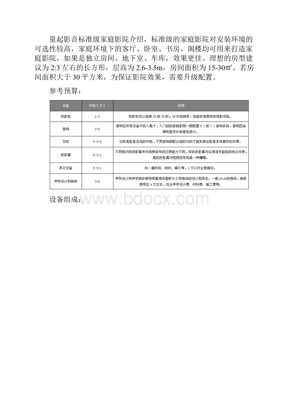 5种家庭影院配置方案设计说明.docx_第3页