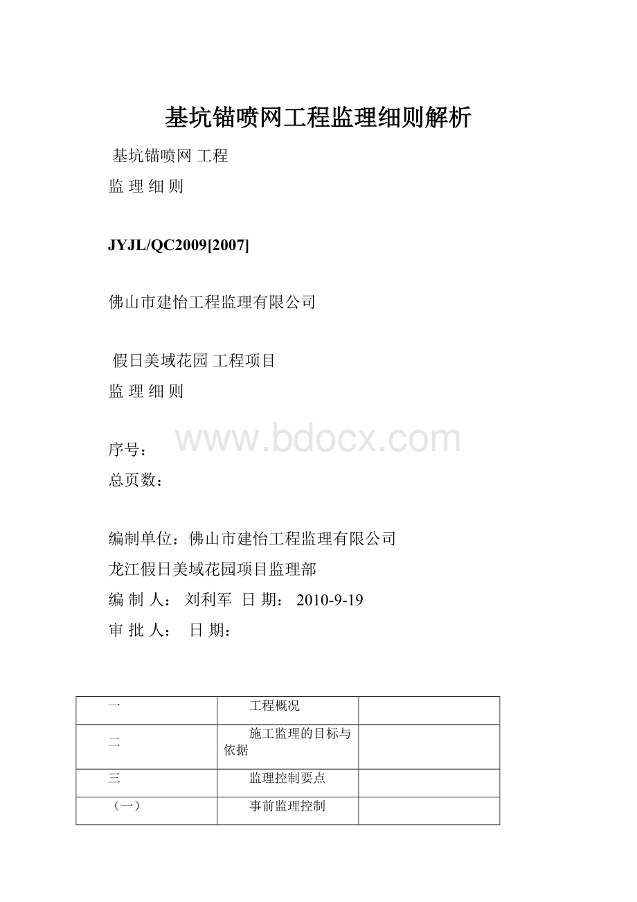 基坑锚喷网工程监理细则解析.docx_第1页