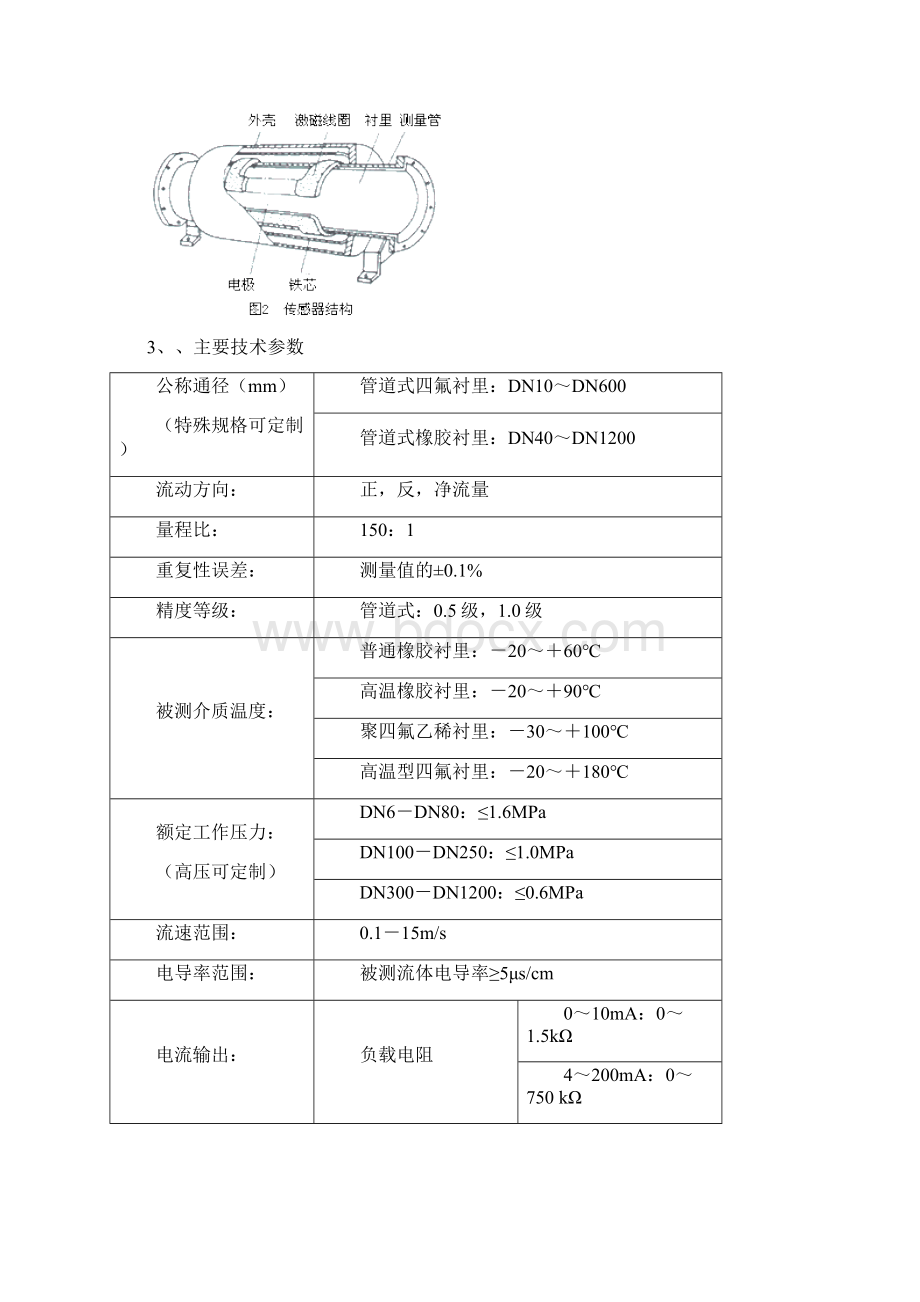 NONCON电磁流量计说明书.docx_第3页