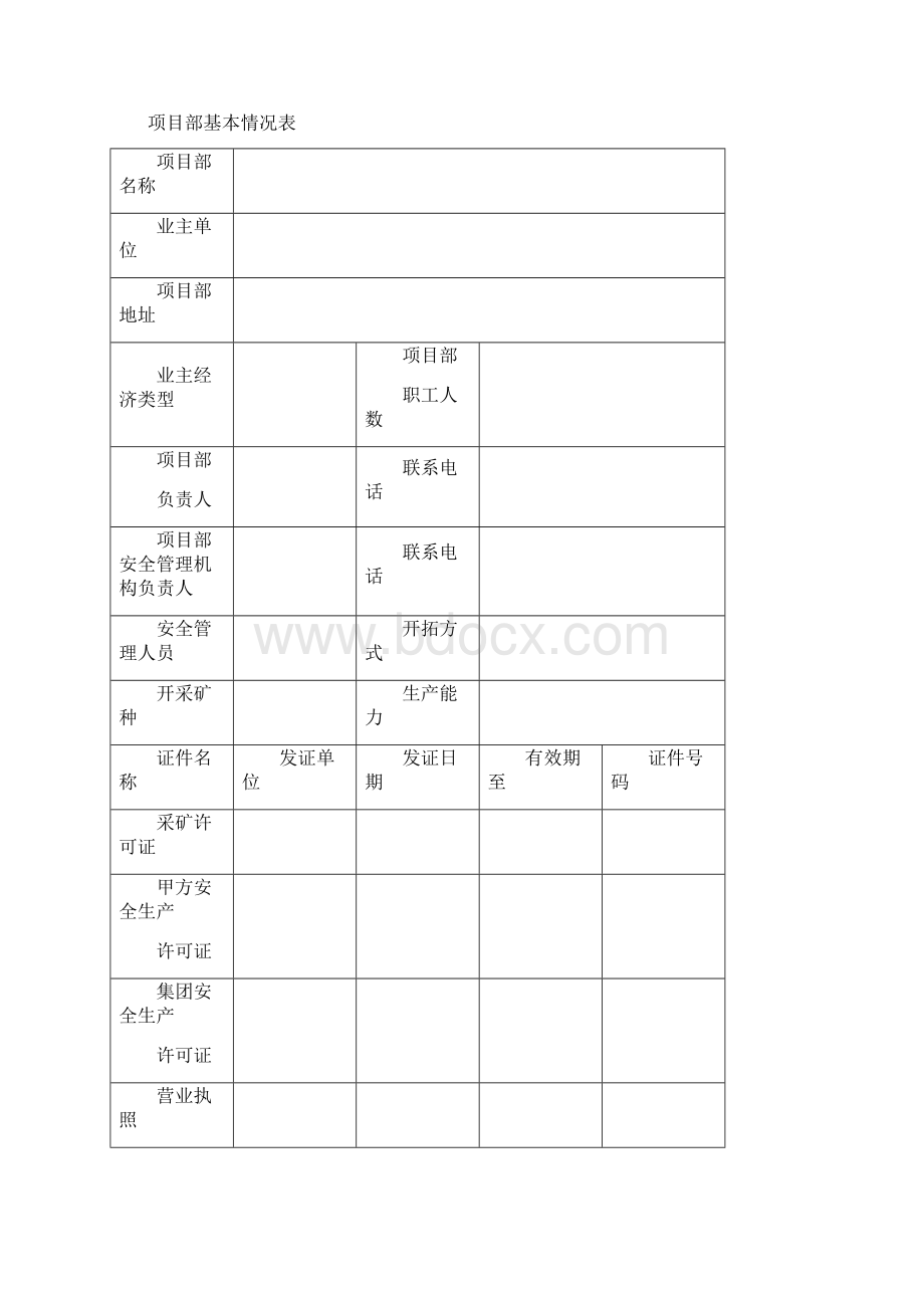 非煤矿山企业安全标准化管理台账DOC 46页优秀版免费下载.docx_第2页