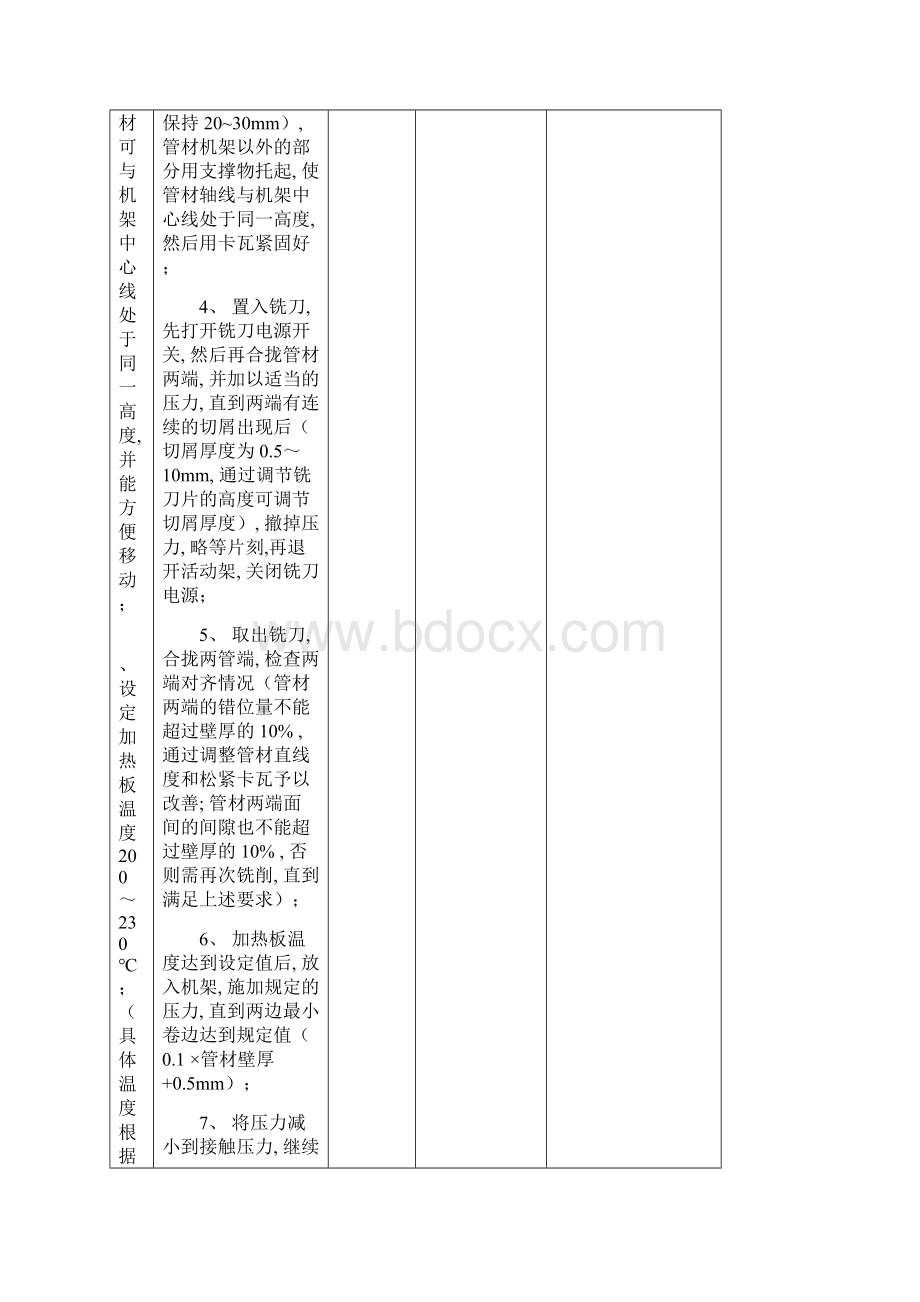 PE管焊接工艺卡与PE管道焊接标准.docx_第2页