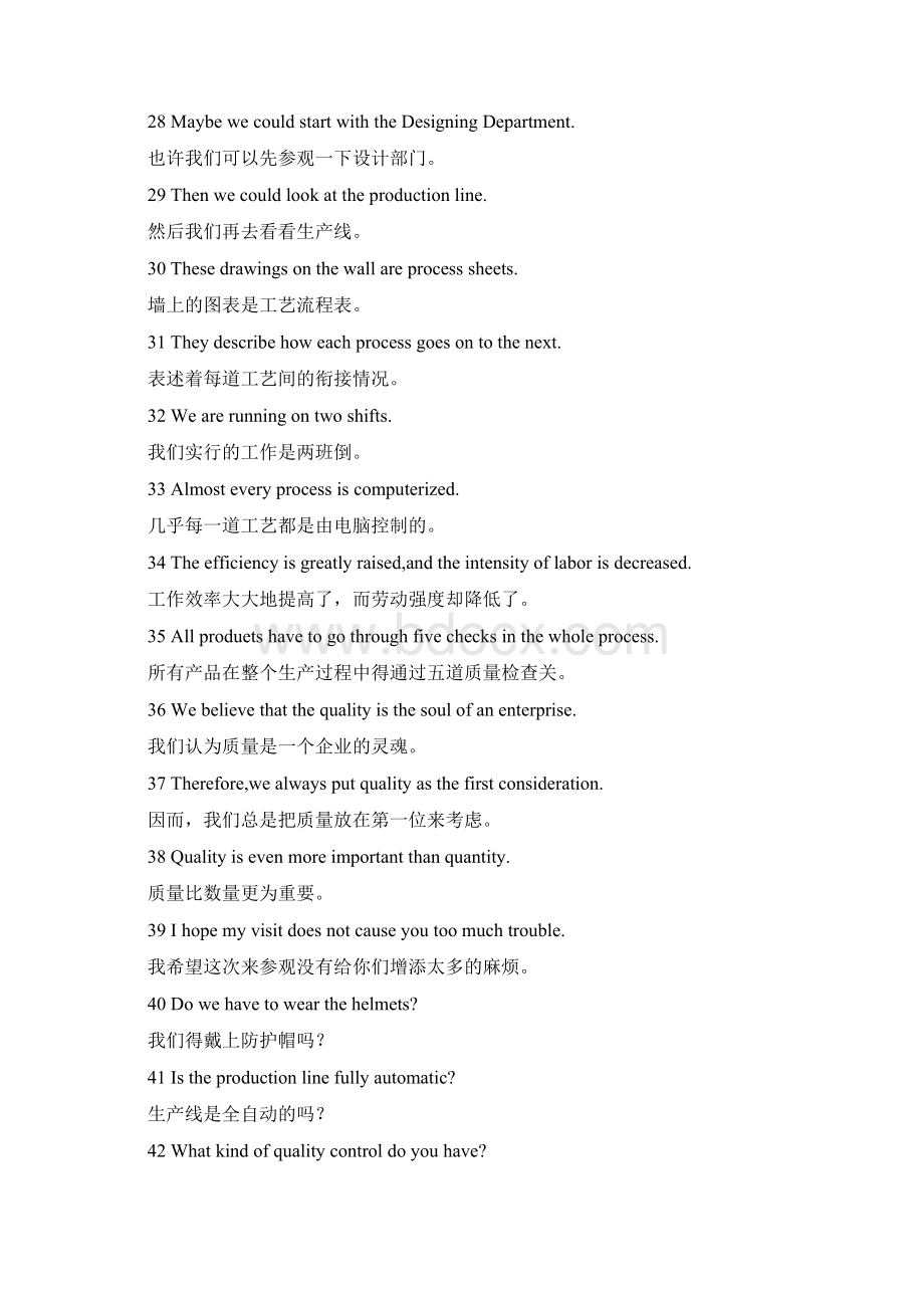 国际商务会话中常用口语Word文档格式.docx_第3页