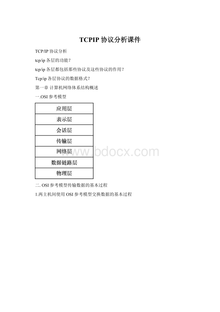 TCPIP协议分析课件文档格式.docx