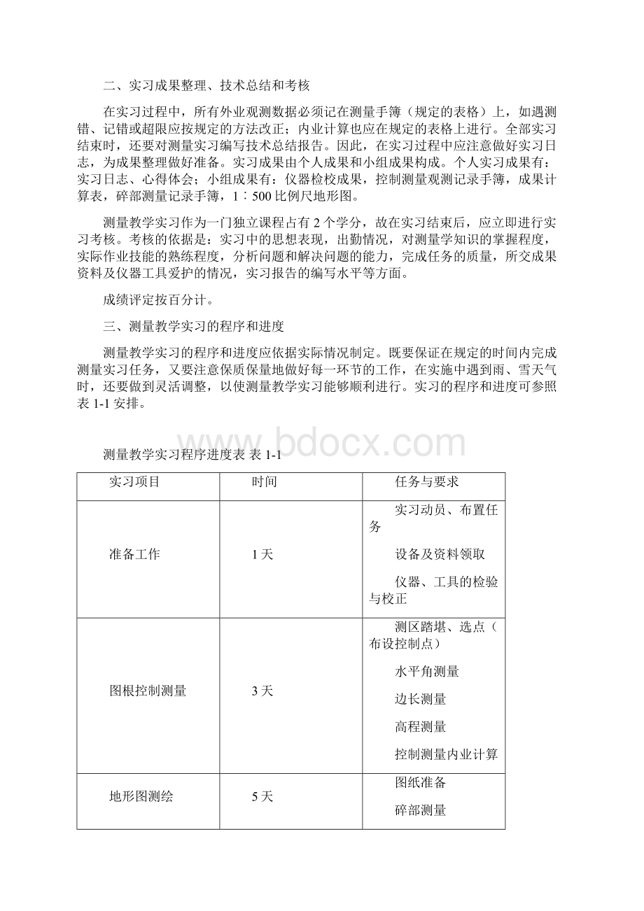 大比例尺地形图的测绘实习指导.docx_第2页