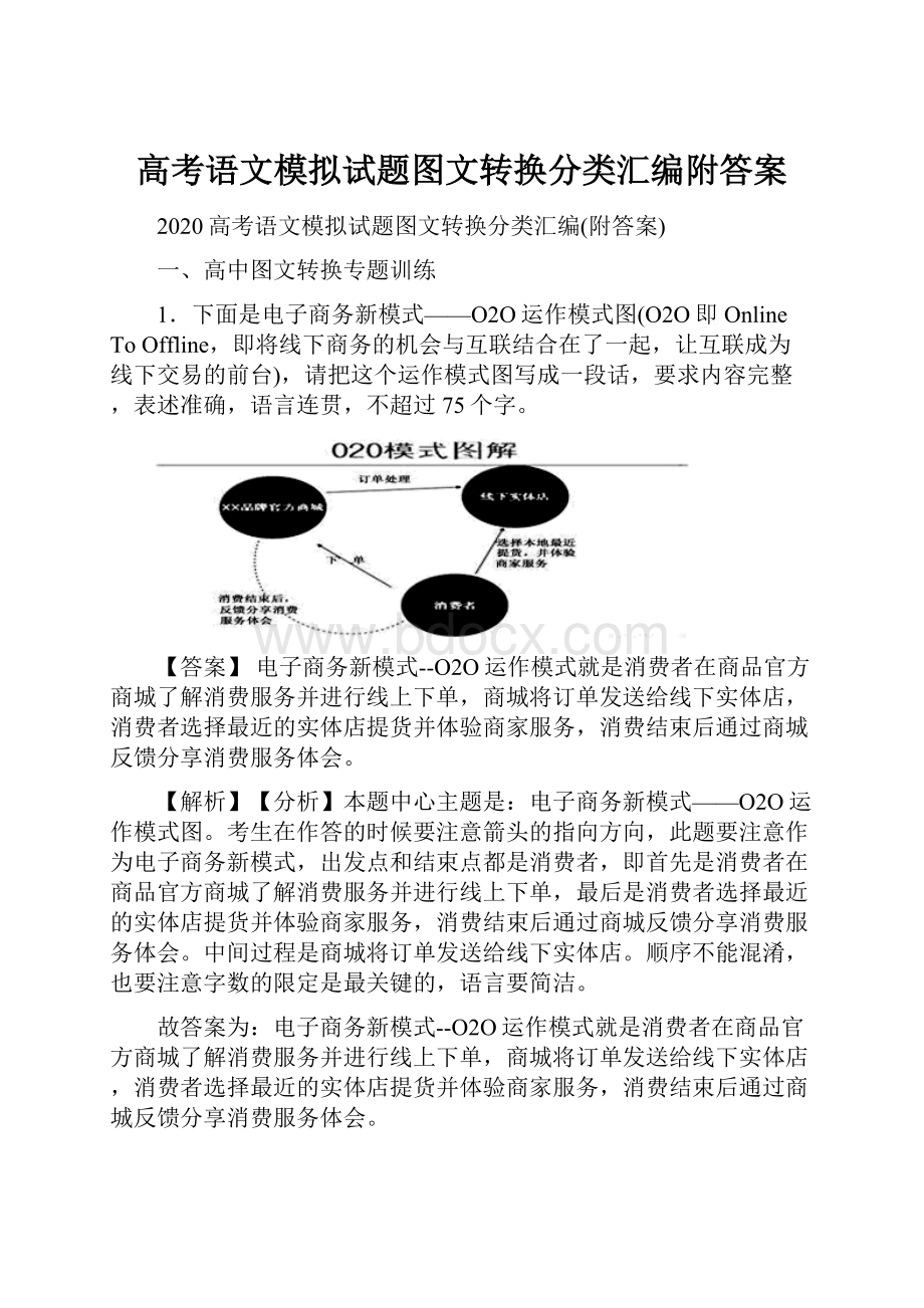 高考语文模拟试题图文转换分类汇编附答案.docx_第1页