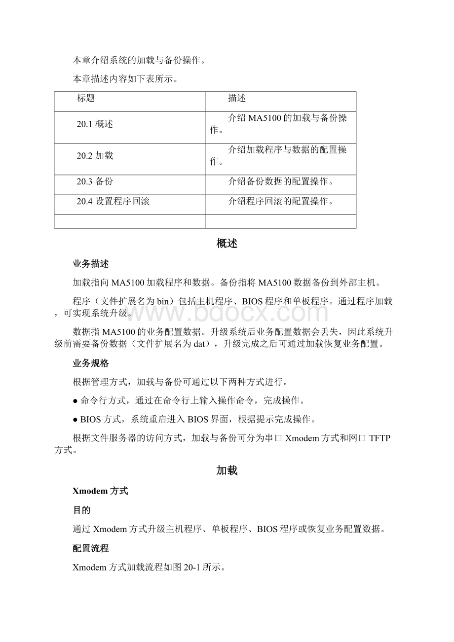 华为MA5100MA5103 操作手册03维护管理0120 加载与备份.docx_第2页