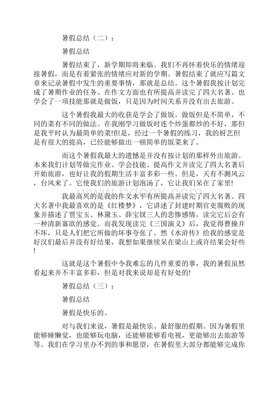 暑假总结16篇.docx_第2页