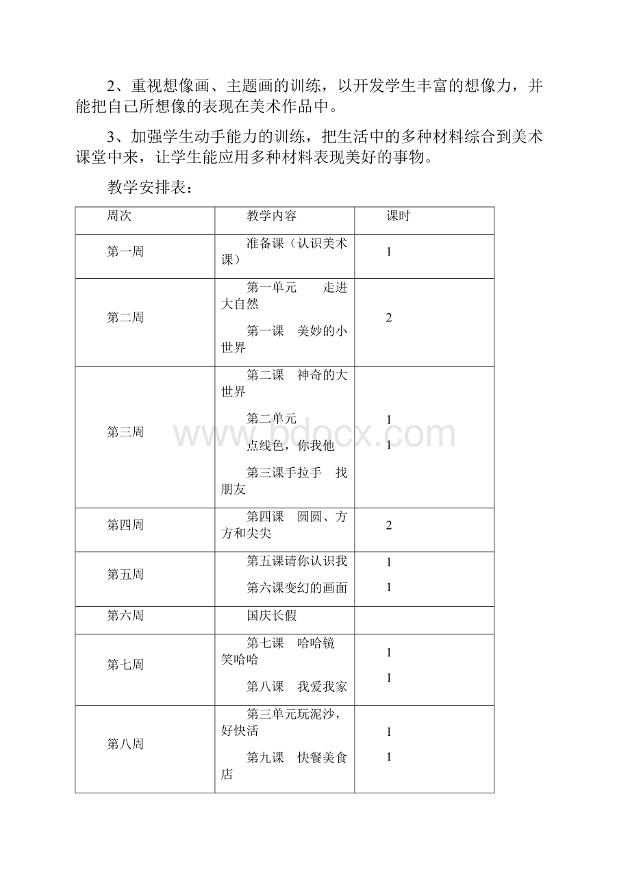 岭南版小学一年级上册美术教案1.docx_第2页