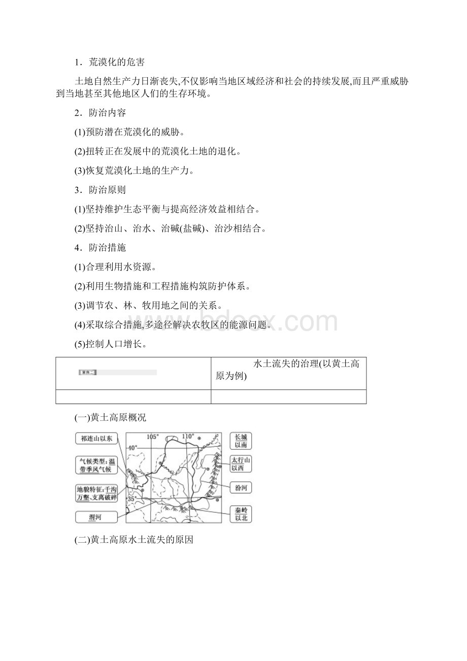 新课改瘦专用版高考地理模块三区域发展第二章区域生态环境建设第一讲生态脆弱区生态环境问题的防治学案Word文档下载推荐.docx_第2页