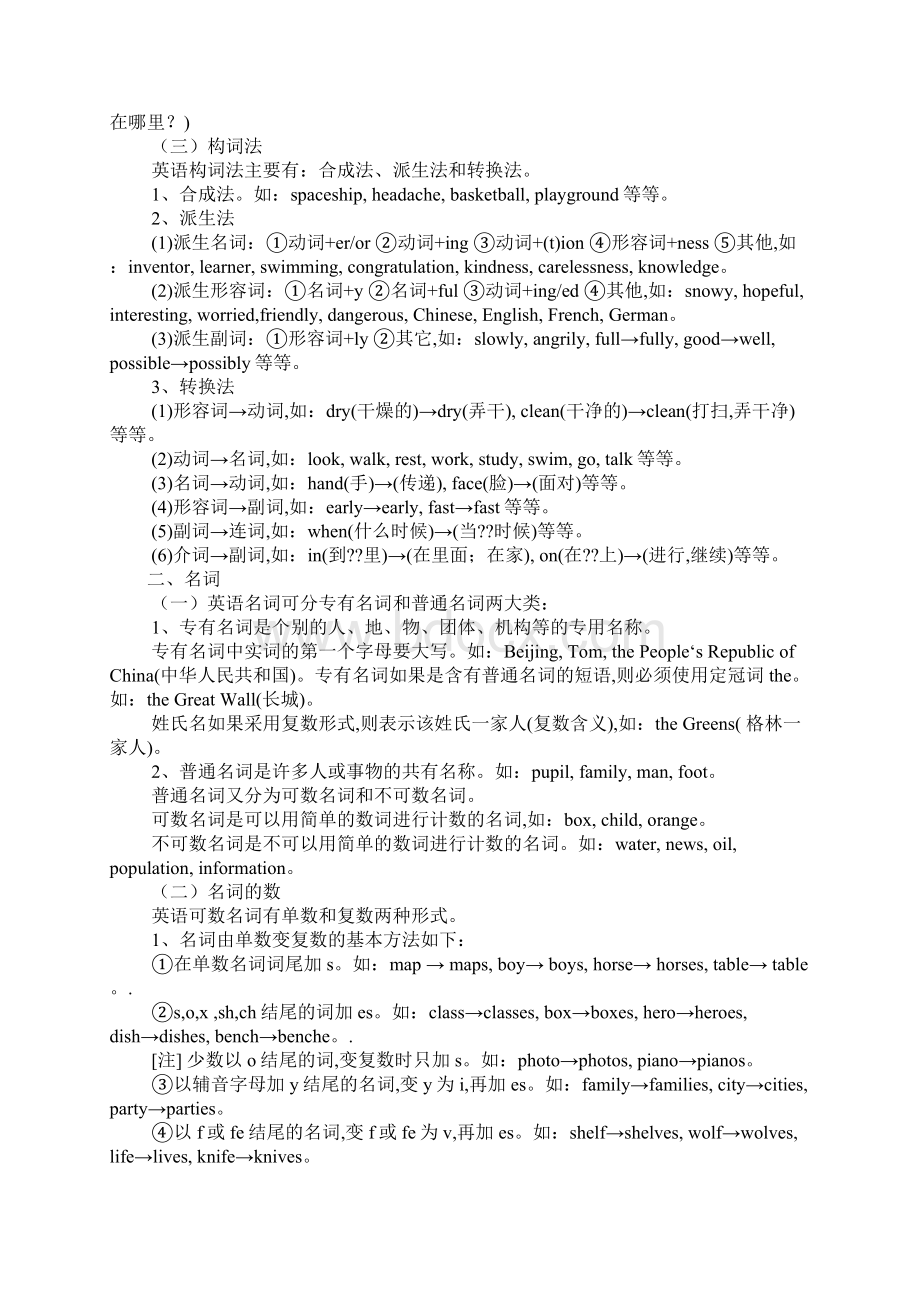 初中英语语法总结大全Word文档格式.docx_第2页