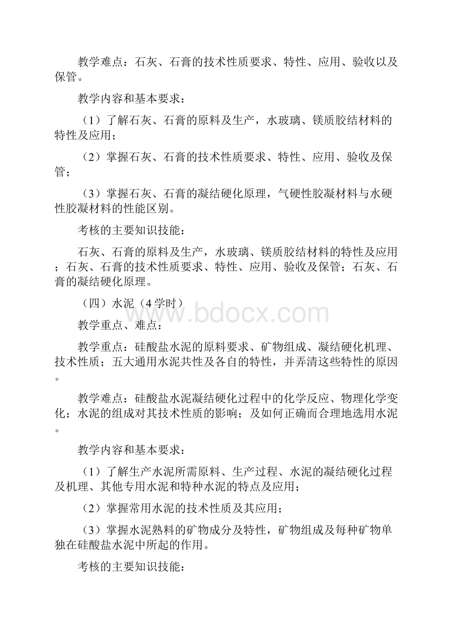 函授建筑专业教学大纲Word格式文档下载.docx_第3页