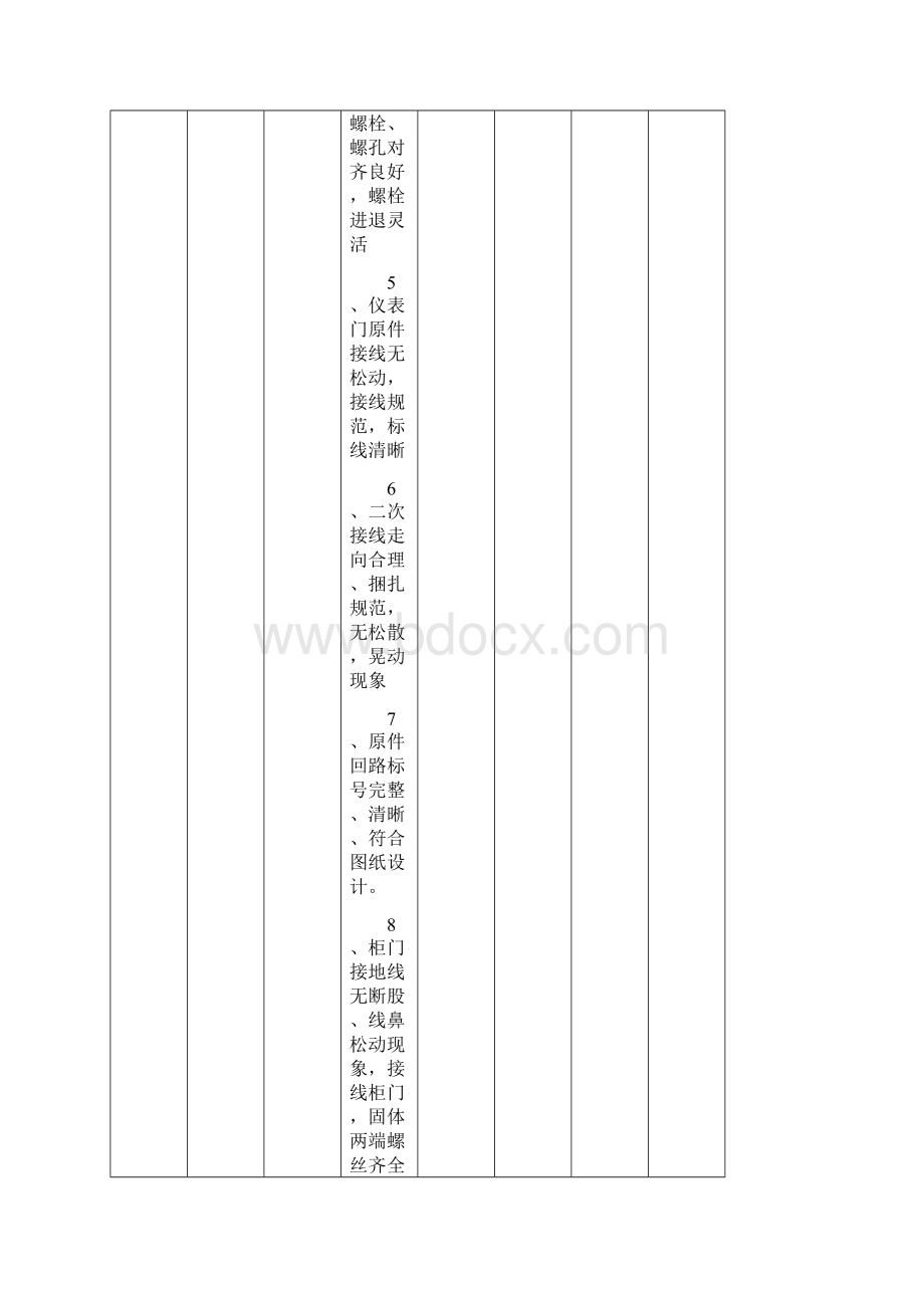 10KV高压柜出线柜变压器检查表Word格式.docx_第2页