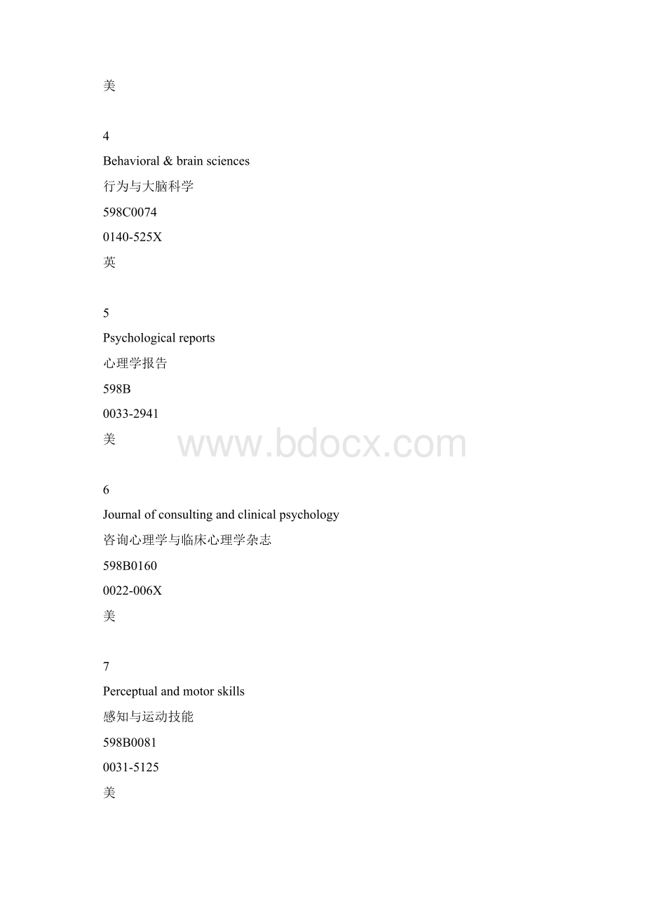 心理学核心期刊.docx_第2页