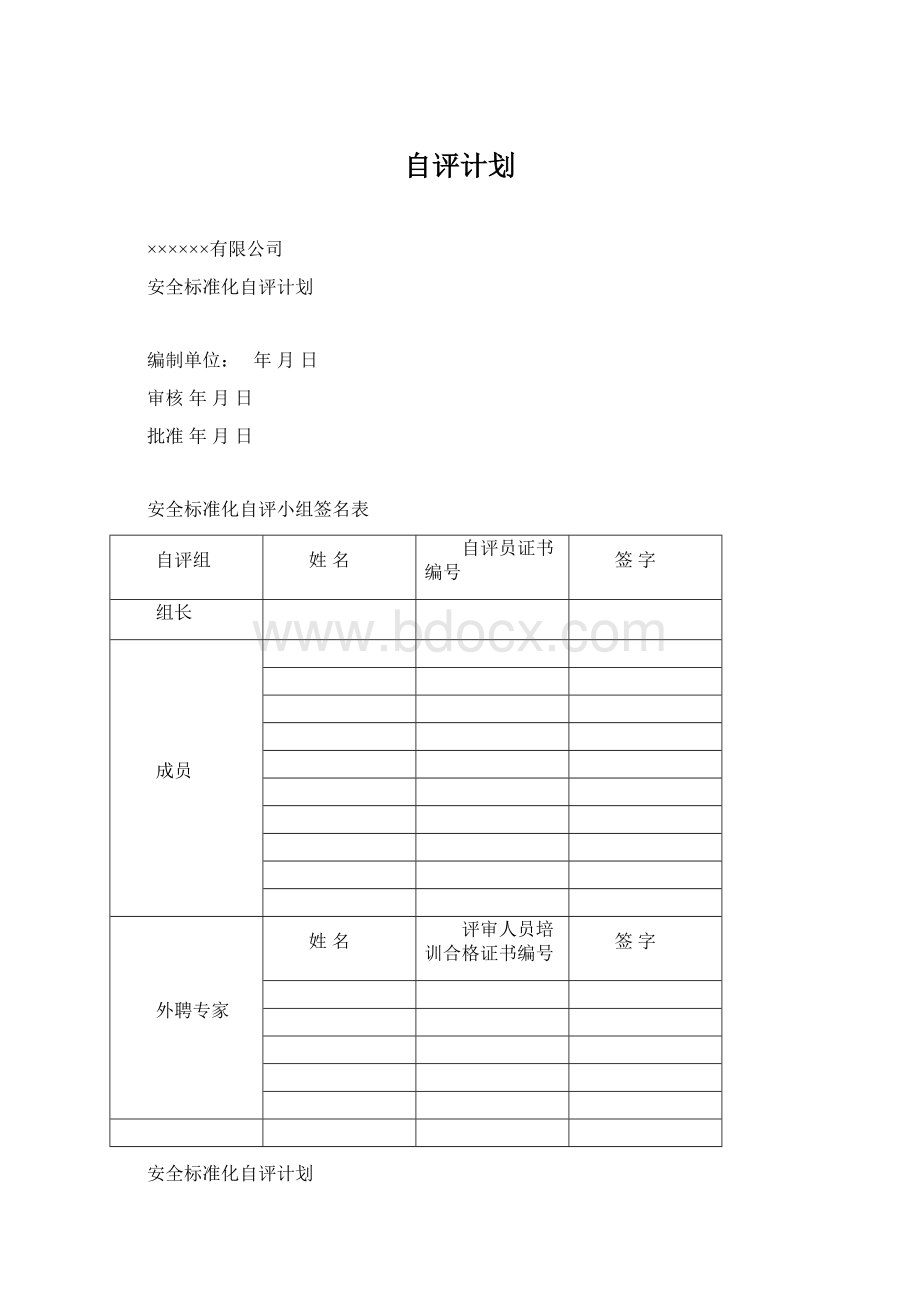 自评计划.docx_第1页