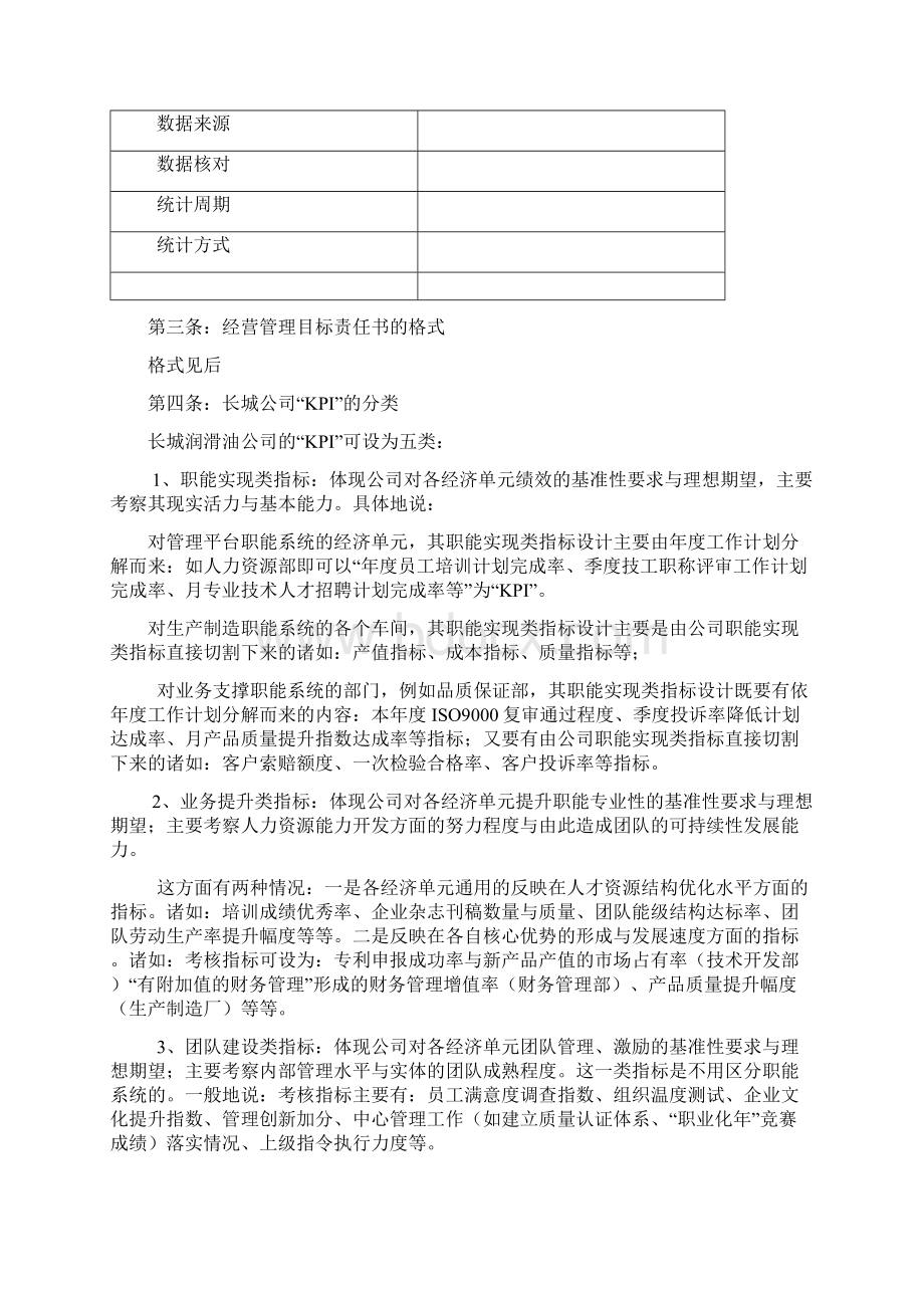 长城润滑油实体绩效管理制度细则Word格式文档下载.docx_第2页