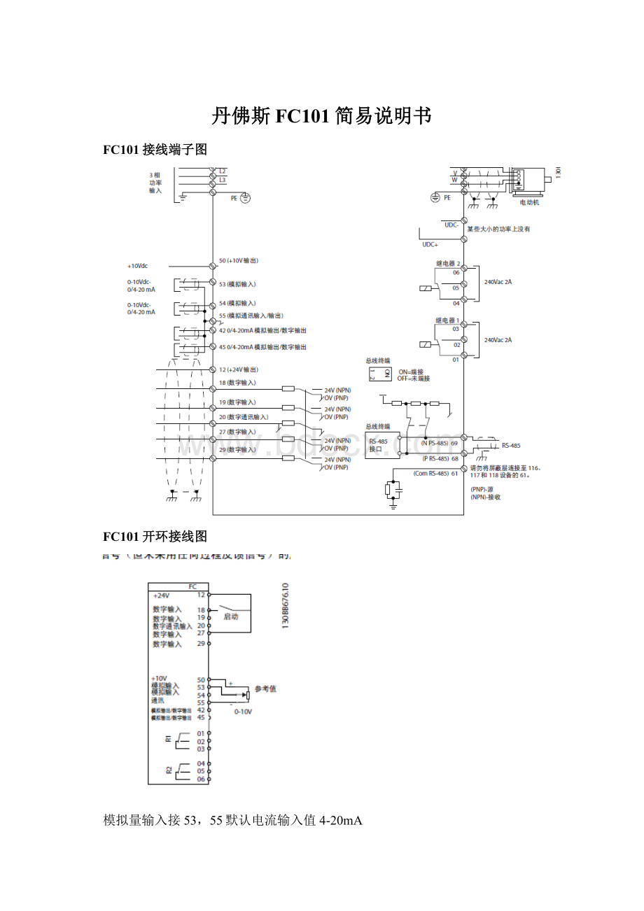 丹佛斯FC101简易说明书.docx