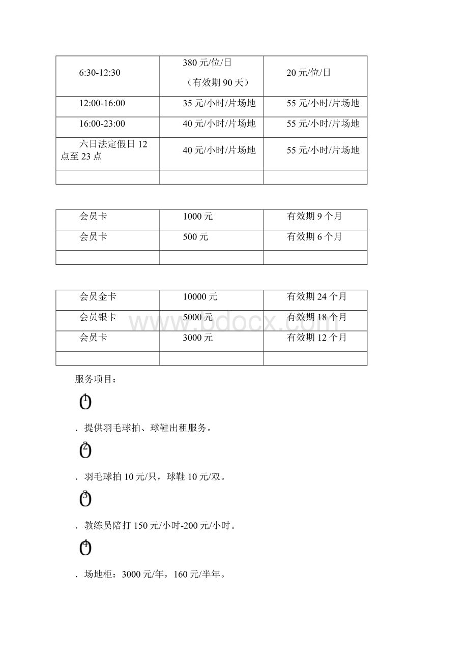 羽毛球馆经营策划Word格式.docx_第3页