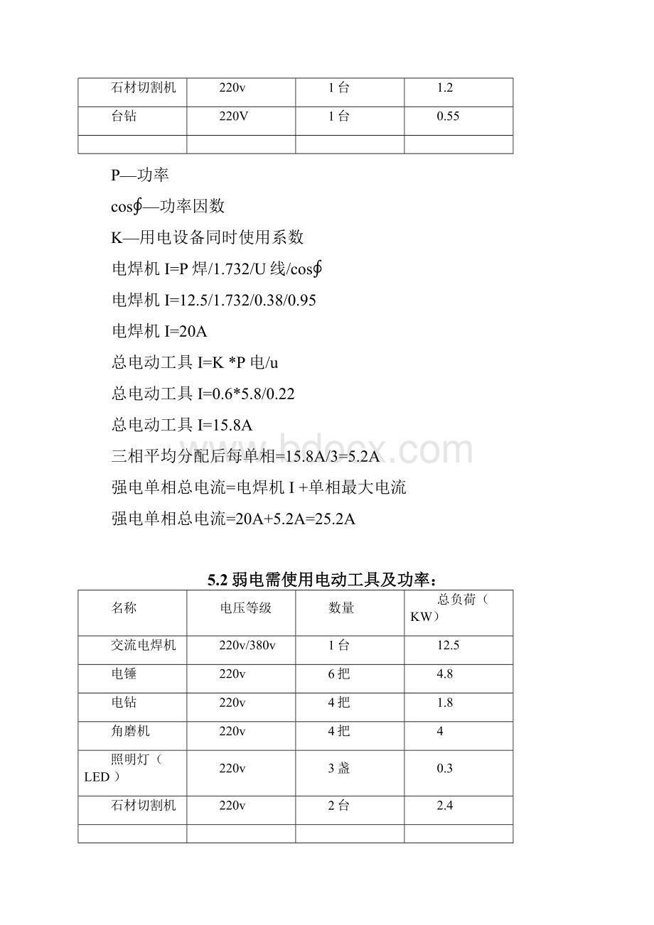 临时用电组织设计安全用电方案Word文件下载.docx_第3页