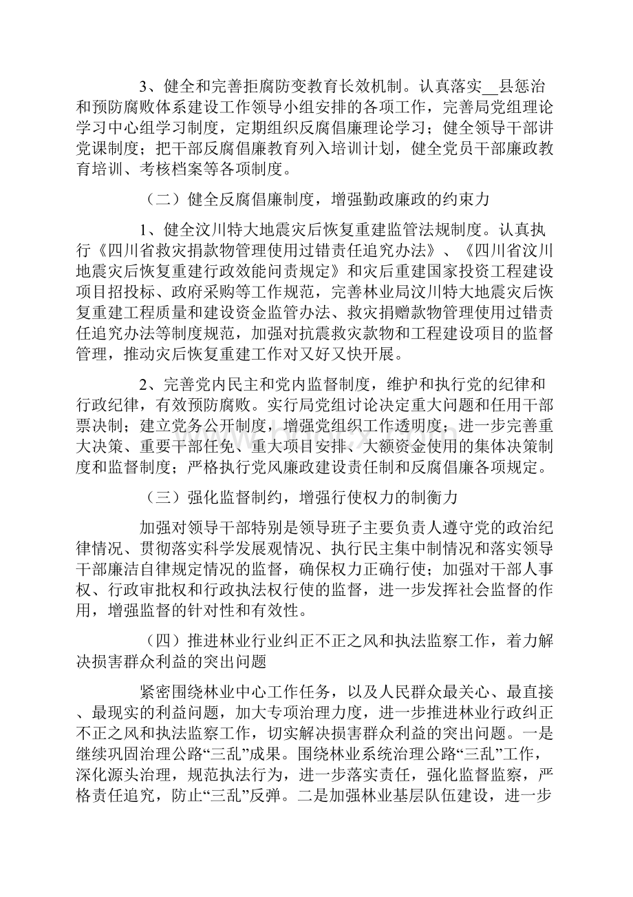 惩防体系建设和党风廉政建设自查报告.docx_第3页