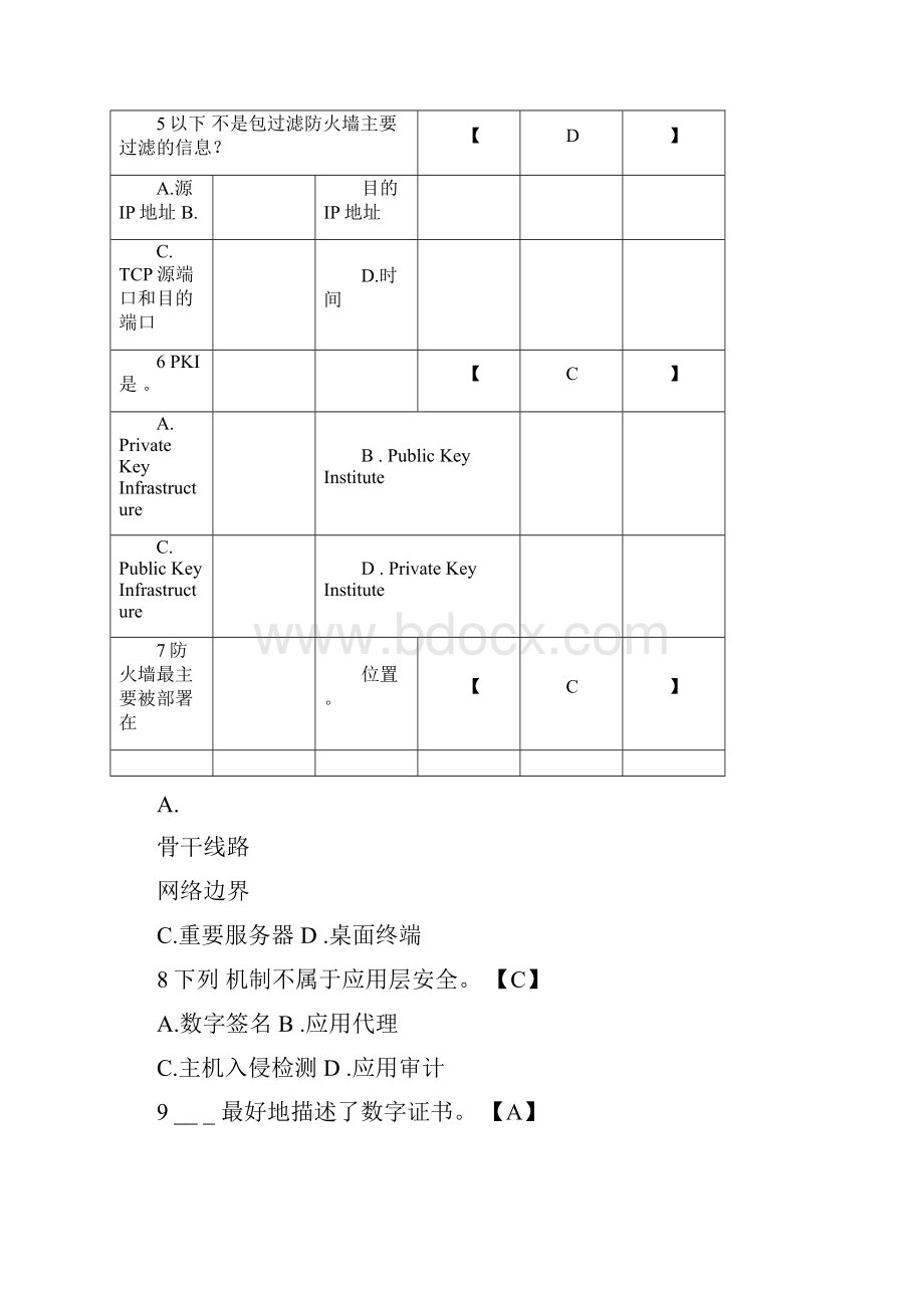 信息安全原理与应用期末期末考试题及答案.docx_第2页