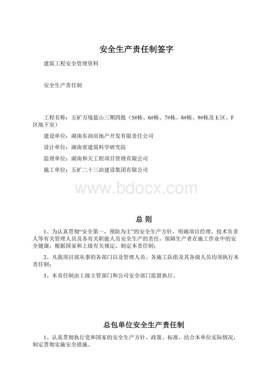 安全生产责任制签字.docx_第1页